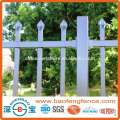 Powder Coated Spear Top Security Galvanized Tubular Steel Fence Panel(Factory & Exporter)